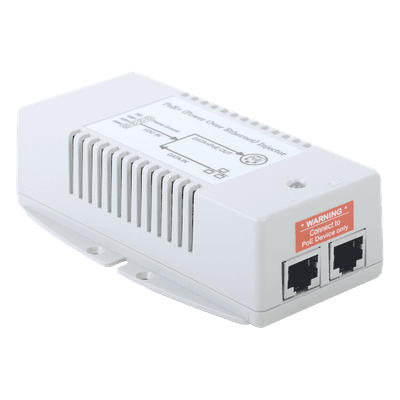 TYCON POWER PRODUCTS Inyector POE Para Aplicación Solar, Entrada 10-15 Vcc, Salida en 56 Vcc, 802.3 af/at, 10/100/1000 Mbps, Hasta 35 Watts