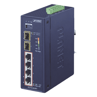 PLANET Switch PoE+ Industrial