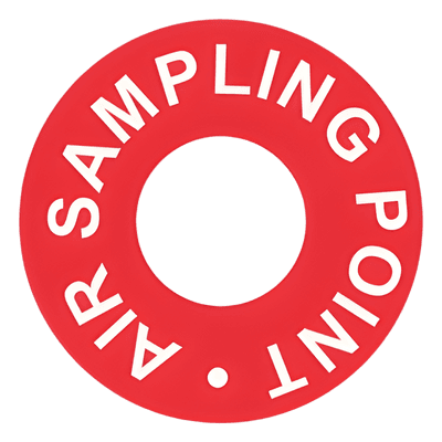 SAFE FIRE DETECTION INC. Etiqueta de Punto de Muestreo