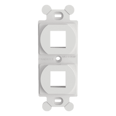 PANDUIT Marco de Módulo Dúplex