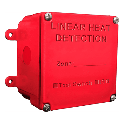 SAFE FIRE DETECTION INC. Botón de Prueba para Detección Lineal de Calor