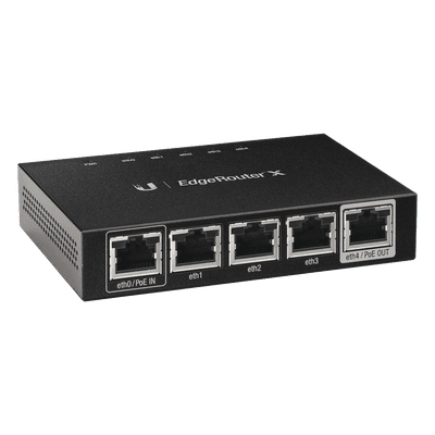 UBIQUITI EdgeRouter X de 5 puertos Gigabit con funciones avanzadas de ruteo