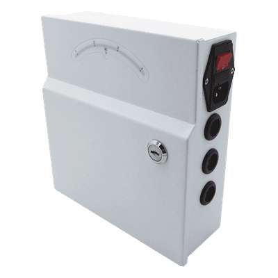 EPCOM POWERLINE Fuente de poder profesional de 24 Vca @ 4 Amper, para 4 camaras, con voltaje de entrada de: 110 Vca