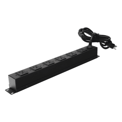 THORSMAN Tomacorriente multiple horizontal para rack de 19in, 6 contactos (THE0040092001001)