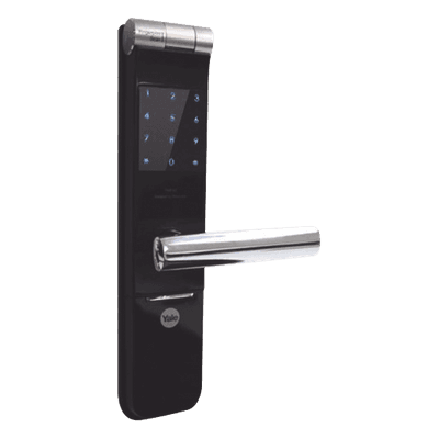 YALE-ASSA ABLOY Cerradura Autónoma YMF40 con Teclado y Biometrica con Huella de Alto Diseño Estético!