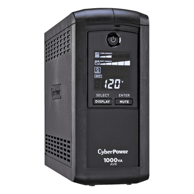 CYBERPOWER UPS de 1000 VA/600 W, Topología Línea Interactiva, Entrada 120 Vca NEMA 5-15P, Tipo Mini Torre, Con 9 Tomas NEMA 5-15R
