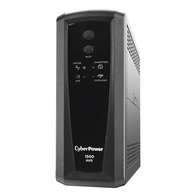 CYBERPOWER UPS de 1500 VA/900 W, Topología Línea Interactiva, Entrada 120 Vca NEMA 5-15P, Tipo Torre, Con 8 Tomas NEMA 5-15R