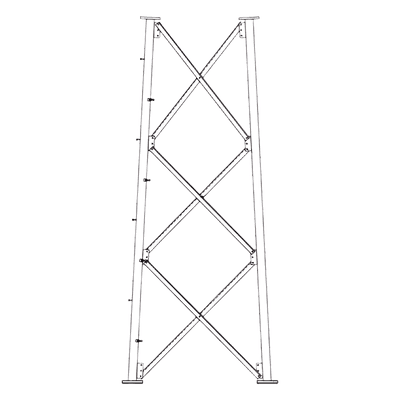 ROHN Sección 11 Base para Torre Autosoportada línea SSV (Código de Fábrica: 11N332)