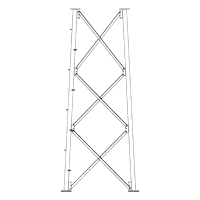 ROHN Sección 9 Base para Torre Autosoportada línea SSV (Código de Fábrica: 9N82)