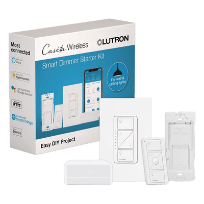 LUTRON CASETA WIRELESS Kit de Inicio para Iluminación Inteligente