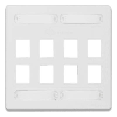 SIEMON Placa de Pared Doble Modular