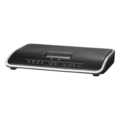 GRANDSTREAM Conmutador IP-PBX de 4 puertos FXO + 2 FXS, 45 llamadas concurrentes, 500 usuarios y doble puerto Gigabit
