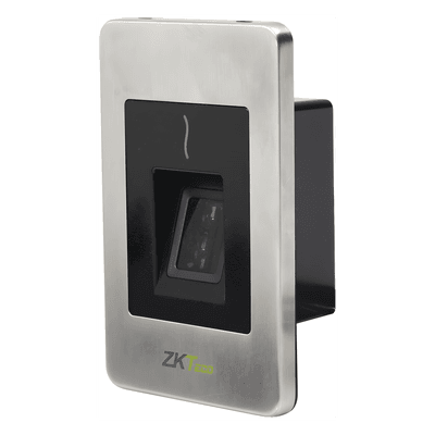ZKTECO Lector de huella y lector de proximidad esclavo RS-485 con sensor de huella SilkID para interior