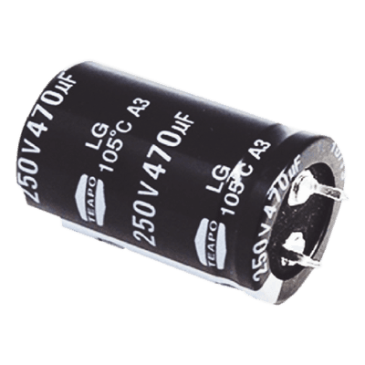 SYSCOM Capacitor Electrolítico de Aluminio