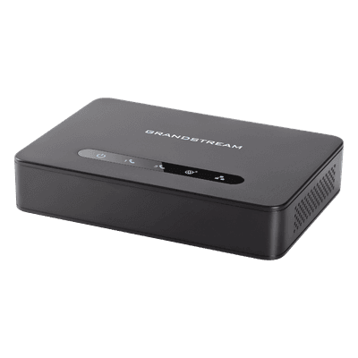 GRANDSTREAM Adaptador para teléfono analógico (ATA) de 2 puertos FXS, Router integrado, Puertos Gigabit, diseñado para conectar sus dispositivos analógicos a una red VoIP