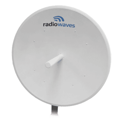 RADIOWAVES Antena direccional, Dimensiones (4 ft), 5.25-5.85 GHz, 2 Conectores N-hembra, Ganancia 35dBi, Montaje incluido