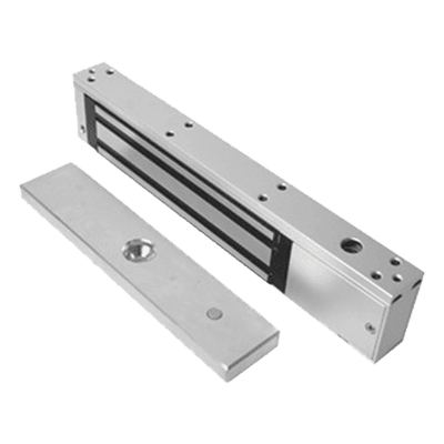 AccessPRO Chapa Magnética 600 lbs con LED y Sensor de Bloqueo de Placa