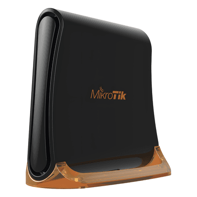 MIKROTIK (hAP mini) Router 3 puertos 10/100 Mbps, Wi-Fi 2.4 GHz 802.11 b/g/n, Antena 360º 1.5 dBi, hasta 158 mW de potencia
