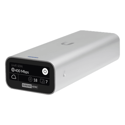 UBIQUITI UniFi Cloud Key Gen2 para gestionar dispositivos UniFi, portal cautivo, alertas, configura vía remota, etc.