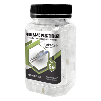 LINKEDPRO BY EPCOM Plug Pass Through RJ45 Cat5e