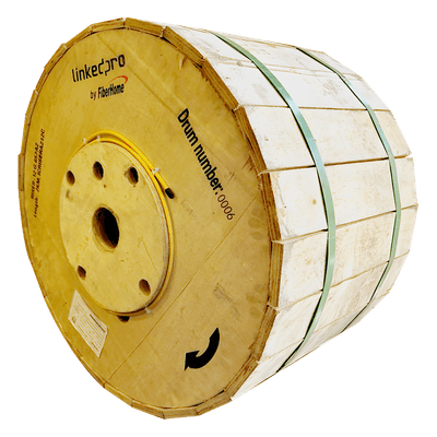 LINKEDPRO BY FIBERHOME Cable de Fibra Óptica Monomodo, 12 hilos, para Interior, Tight Buffer 900µm, OFNR Riser, Dieléctrica
