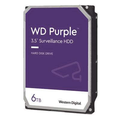Western Digital (WD) Disco Duro PURPLE de 6TB