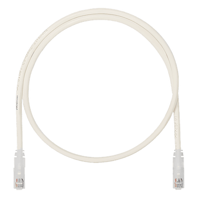 PANDUIT Cable de Parcheo UTP, Cat6A, 24 AWG, CM, Color Blanco, 2.74 Metros (9 Pies)