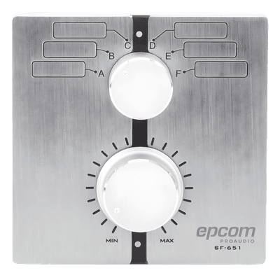 EPCOM PROAUDIO Control de Volumen Remoto