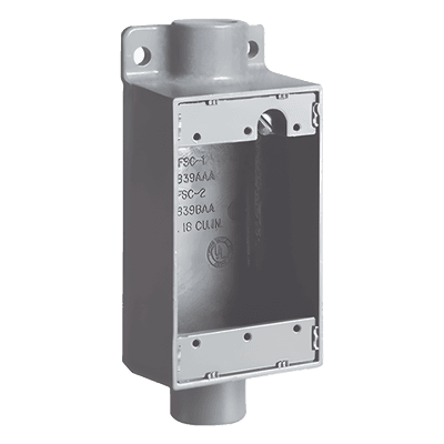HUBBELL Caja Rectangular Tipo FSC