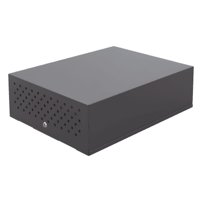 EPCOM INDUSTRIAL Gabinete Metálico de Seguridad para DVR/NVR. Tamaño Max. de DVR/NVR: 440 x 177 x 462 mm (An. x Al. x Prof.)