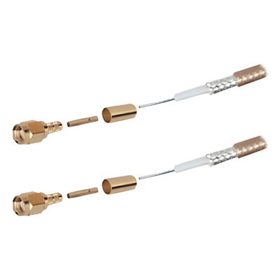 EPCOM INDUSTRIAL Jumper con RG-142/U de 60 cm y Conectores SMA Macho Inverso en los 2 extremos.