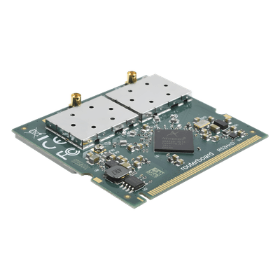 MIKROTIK Tarjeta MiniPCI 802.11a/b/g/n Doble Banda, Hasta 400mW para Equipos Mikrotik