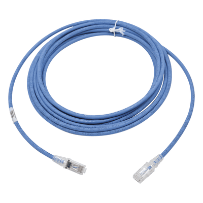 SIEMON Patch Cord MC6 Modular Cat6 UTP, CM/LS0H, 20ft, Color Azul, Versión Bulk (Sin Empaque Individual)
