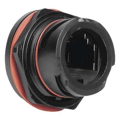 SIEMON Jack Reforzado Ruggedized MAX, Cat6, Para Uso Industrial o Exterior, Protección IP67