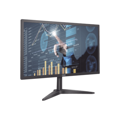 AOC Monitor Retro-iluminación W-LED de 21.5", Resolución 1920 x 1080 Pixeles con Entradas de Video HDMI/VGA. Panel IPS