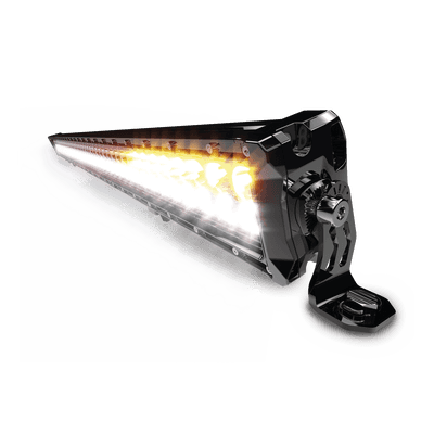 ECCO Barra de luz LED clara/ ambar, 12-24 Vcc, 12,600 lumenes, IP67