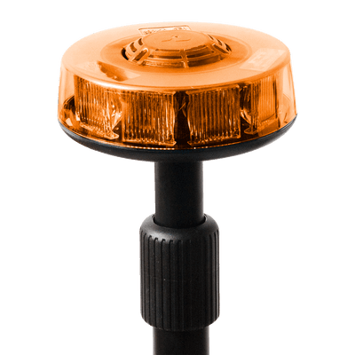 FEDERAL SIGNAL Luz telescópica trasera ámbar con mástil de 3 secciones, 15 LEDs en tecnología SOLARIS