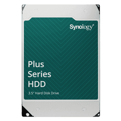 SYNOLOGY Disco Duro SATA de 3.5" Serie Plus | Capacidad de 2TB | Interfaz SATA 6 GB/s | Velocidad de Rotación 5400 rpm | Caché de 256 MB | MTBF de 1.2 Millón de Horas | Carga de Trabajo de 180 TB/año .