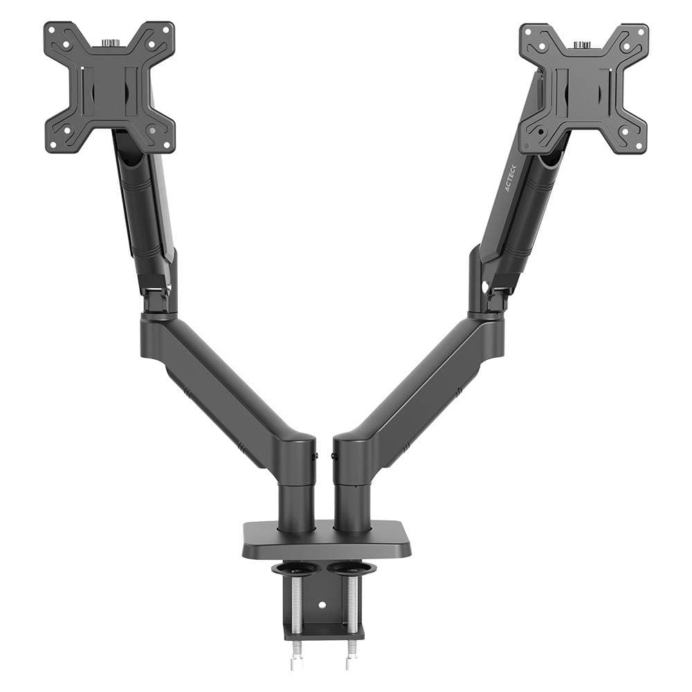 ACTECK Soporte Doble Monitor F590 MOTION SM727 ACTECK Soporte Articulado para Doble Monitor con C-Clamp