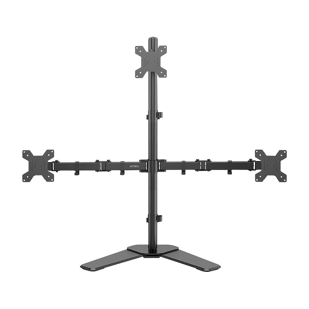 ACTECK Soporte Tres Monitores ENFORCE ZONE-B SM530 ACTECK Soporte Con Base Articulado para Tres Monitores