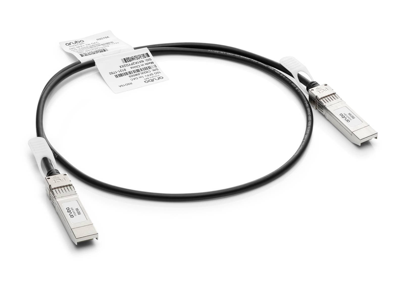 Hewlett Packard Enterprise Cable de conexión directa (DAC) HPE Networking Instant On 10 Gbit/s de SFP+ a SFP+, 1 m (R9D19A)