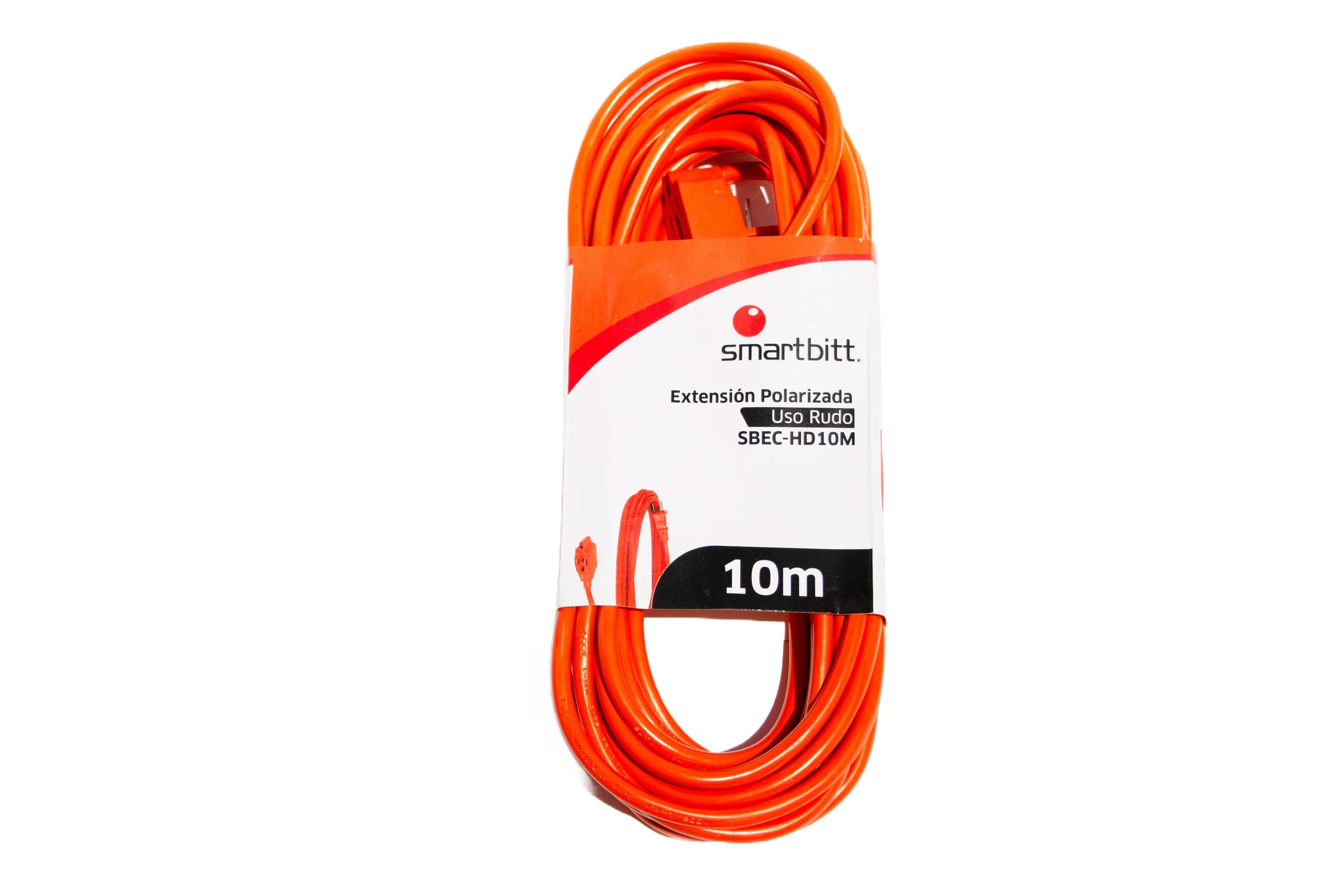SMARTBITT Extensión de Uso Rudo SMARTBITT SBEC-HD10M, Naranja, 3, 10 m