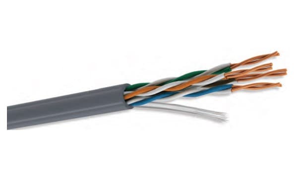 CONDUMEX Bobina UTP CAT6 para interior, 4 pares, 23 AWG, bobina de 305 mts, 100% cobre, condumex 66446835 ,color gris