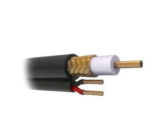 WAM Bobina Coaxial Siames RG-59, BOBINA 305 Metros, negro