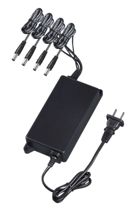 Dahua Technology DAHUA PFM322 - Fuente de Poder Regulada de 12 Vcc 2.8 Amperes/ 4 Canales/ 0.7 Amper por Canal/ Protección de Temperatura/ Color Negro/