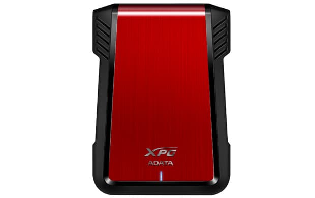 ADATA Gabinete Externo ADATA EX500, USB 3.2 Gen1 (compatible con las versiones anteriores USB 2.0), 2.5 pulgadas, Rojo