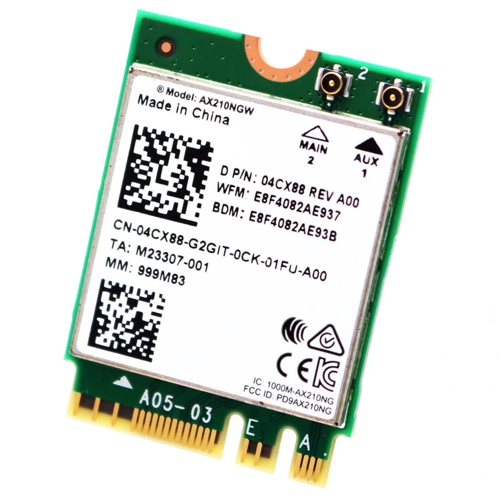 DELL WIFI DELL M.2,INTEL,AX210 4CX88 89572936