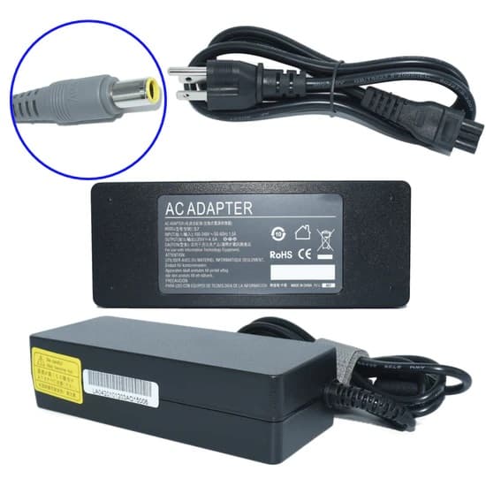 GENERICO Cargador / Adaptador para Laptop AC-LENOVO-GRIS GENERICO de 90W 20V-4.5A (7.7*5.5)