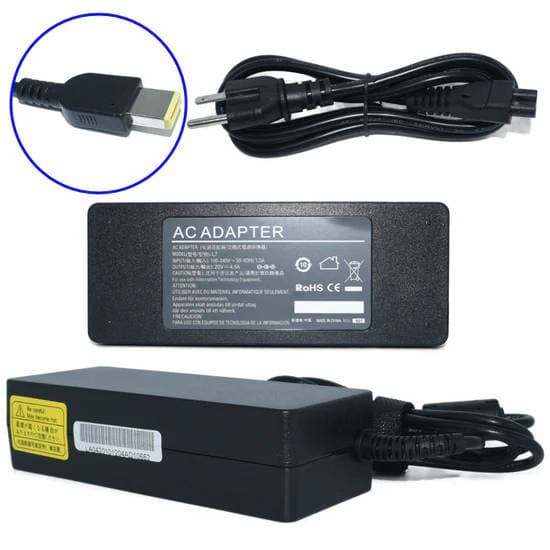 GENERICO Cargador / Adaptador para Laptop AC-Lenovo-Cuadrada GENERICO de 90W 20V/4.5A