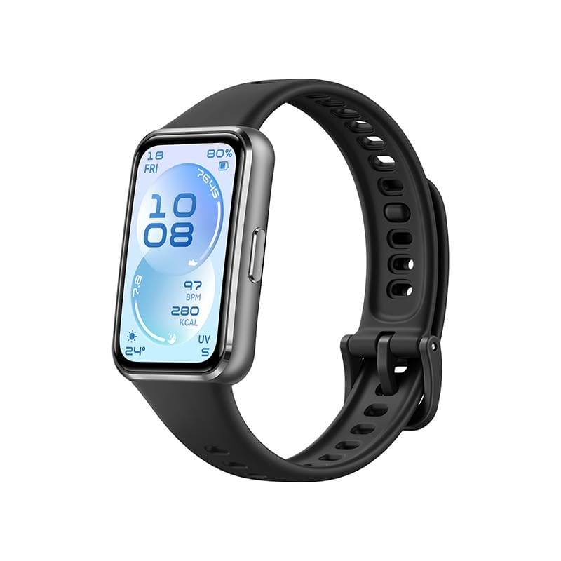 HUAWEI 55020GUQ HUAWEI Band 11 Aluminum Black. Pantalla de alto brillo de 1.62 pulgadas | Monitoreo mejorado del sueño | Ultradelgada y cómoda de usar.